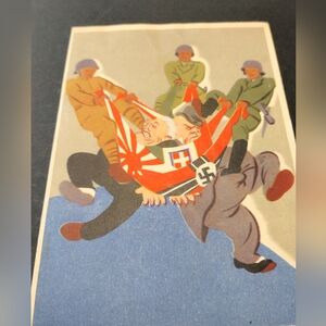 Postcard WWII UNREST AND UPHEAVAL